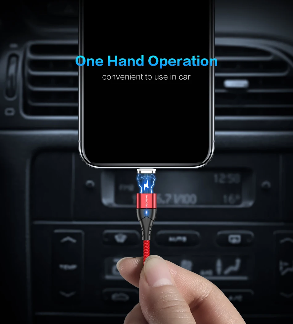 FLOVEME 3A Магнитный Micro USB кабель type-C Магнитный зарядный кабель для телефона Xiaomi для iPhone 7 8 samsung