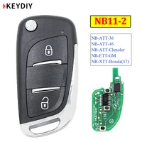 keydiy 2 button multi functional remote control nb11 2 nb series universal for kd900 urg200 kd x2 all functions in one