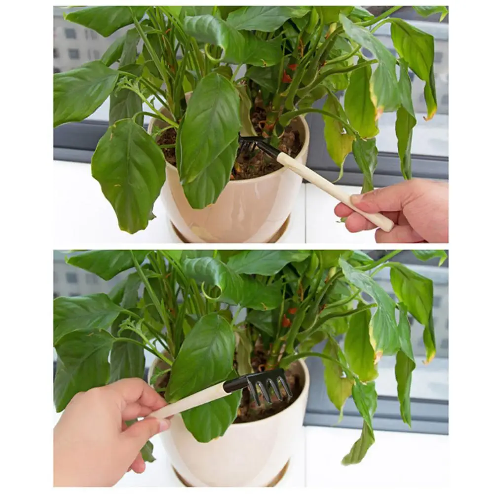 3 шт./компл. садовые аксессуары мини лопатка борона цветочный горшок лопаты для