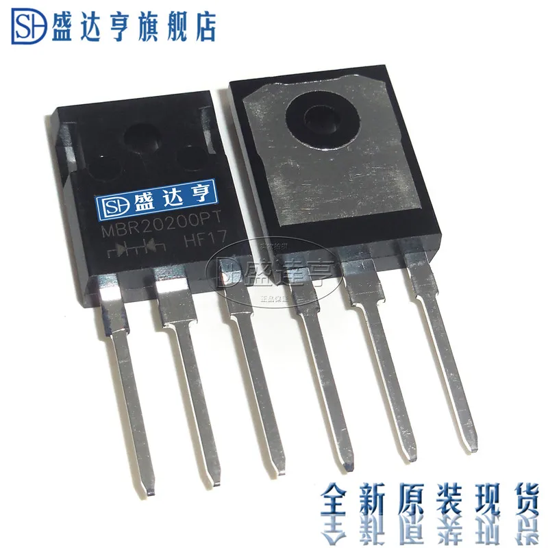 10 шт./лот MBR20200PT 20A 200V TO3P DIP Schottky Барьерный Диод/ | Электронные компоненты и