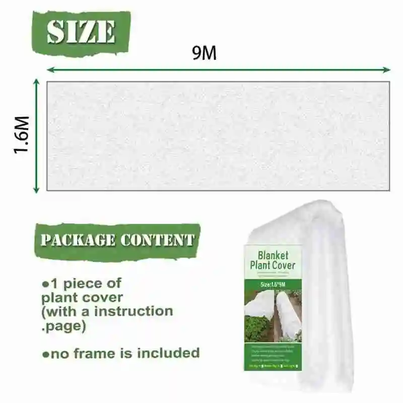 

Plant freeze-proof cover Autumn and winter vegetable bag cover cold-proof Anti-freeze cold-proof Non-woven plant cover X0H4