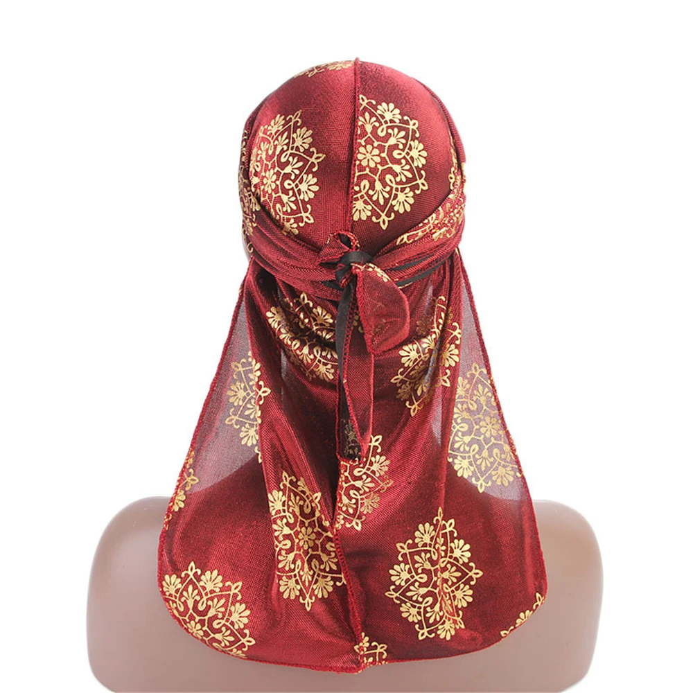 Helisopus новый мужской тюрбан с длинным хвостом Пиратская шапка модные аксессуары