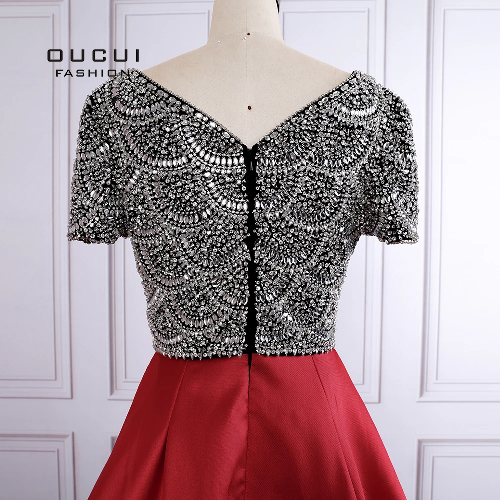 Мусульманское бальное платье 2019 вечернее с v-образным вырезом роскошное со