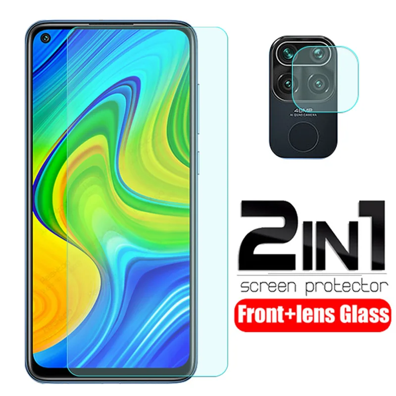 

Защитное стекло 2-в-1 для камеры redmi note 9, закаленное стекло для xiaomi redmi note 9, note 9 6,53 дюйма