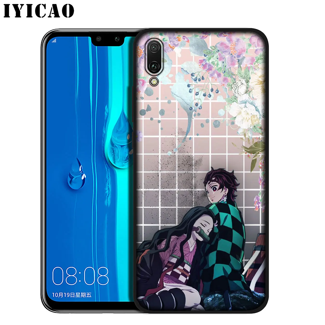 Nezuko Demon Slayer Soft Silicone Phone Case for Huawei Mate 30 20 10 Pro Nova 5i 4 3 3i 2i 2 Lite Black Cover |