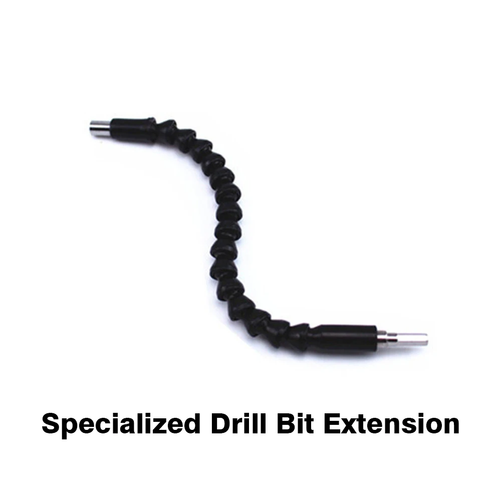 

400mm Flexible Drill Bit Extension Flexible Shaft Extension Bits Soft Shaft Hexagon 1/4'' for Power Drills