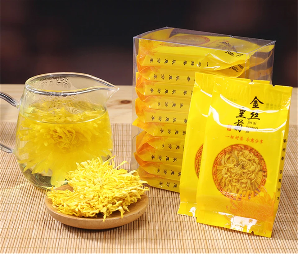 2019 год новый золотой Королевский чай хризантемы наружный пакет maychange