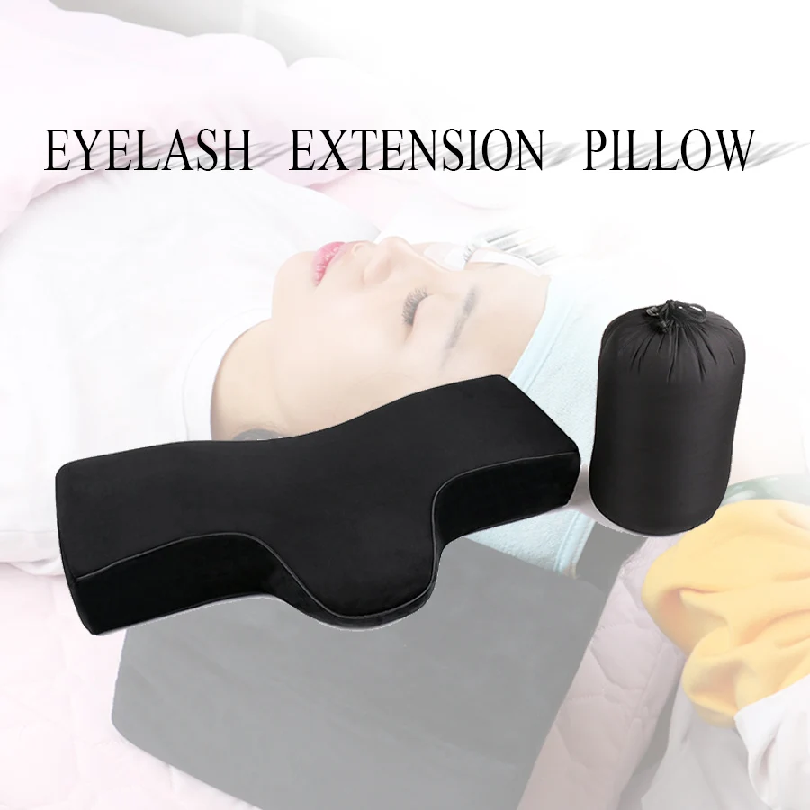 Подушка для ресниц с эффектом памяти наращивания вогнутые подушки под голову