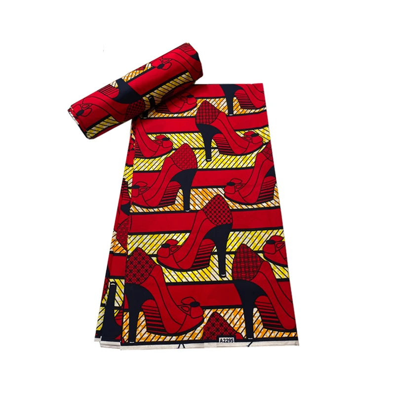 

Veritable High Quality Sewing Materials For Party Dress 100%Soft Breathable Nigerian African Wax Printed Fabric 6 Yards S-P 3-50