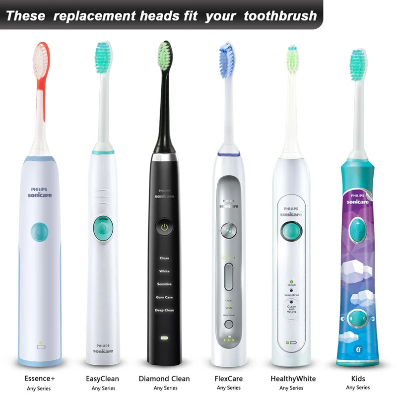 Головка зубной щетки Philips электрическая зубная щетка Sonicare головка совместима с Sonicare Сменная головка зубной щетки 5