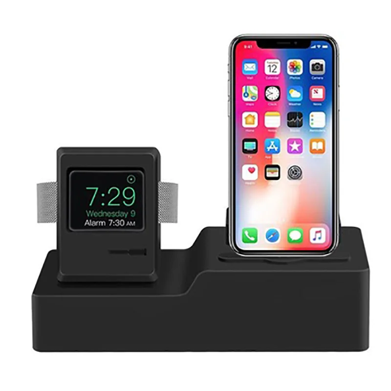 Фото Беспроводное зарядное устройство для iPhone X / 8/8 Plus 7/7 6 6S 5/5S 3 в 1 Apple Watch Series 4/3/2/1 Airpods Беспроводное зарядное устройство для iPhone X / 8/8 Plus 7/7 6 6S 5/5S 3 в 1 Apple Watch Series 4/3/2/1 Airpods