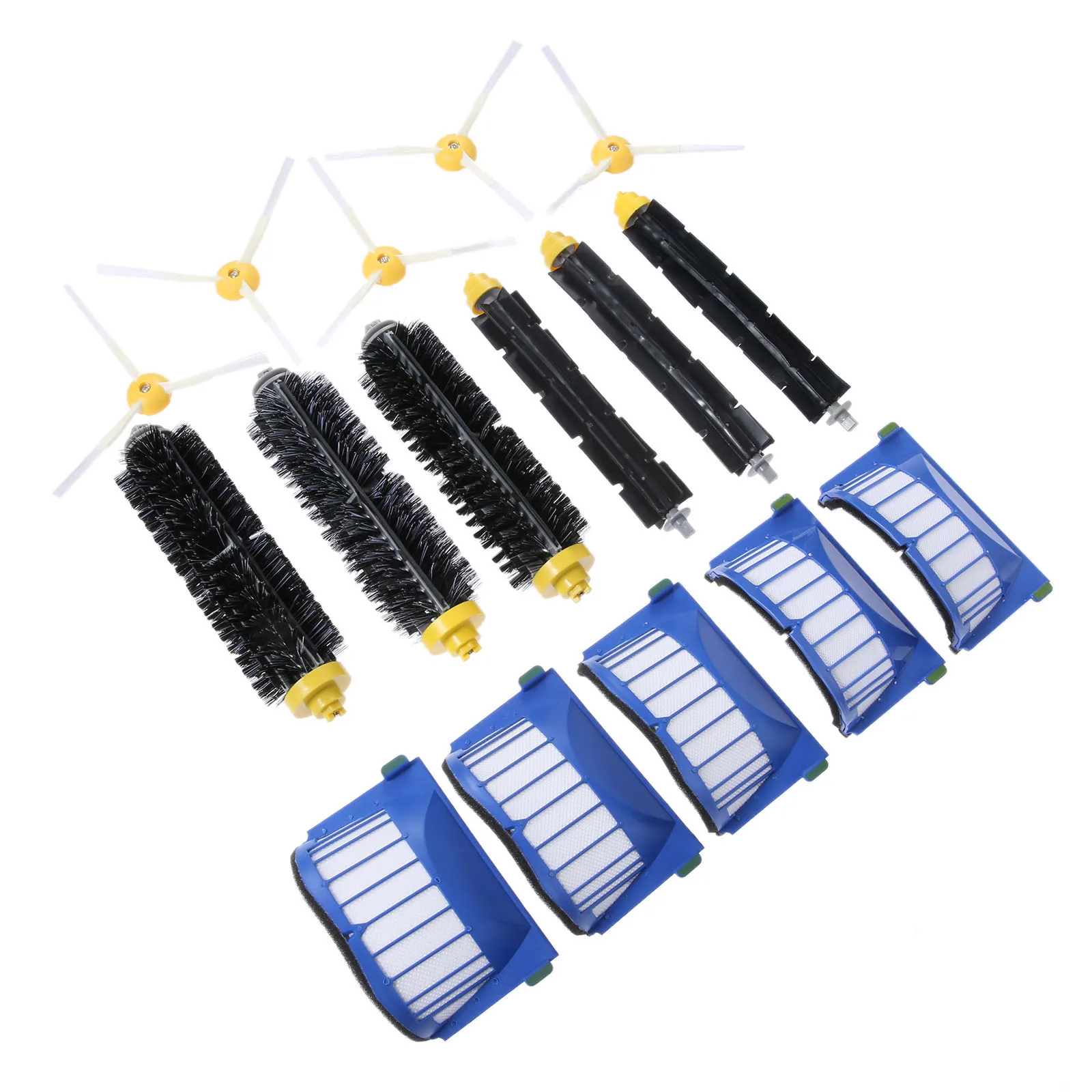 16pcs/set Replacement Part Kit Maintenance fits for Roomba 600 620 630 650 660 675 690 Vacuum Clean Robot Brushes HEPA Filter |