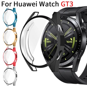 TPU Case for Huawei Watch GT3 46mm Band Watch GT3 42Mm Soft All-Around Soft Screen Protector Cover B