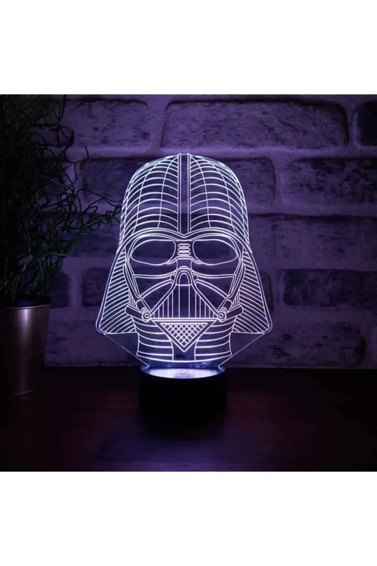 3D Darth Vader Helmet Face Lamp 7 Different Light Colors Table Desk Night Lights | Лампы и освещение