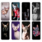 Черный чехол из ТПУ для Xiaomi Redmi 7A, 8, 8A, 9, 9A, 9C, чехол для Redmi Note 8T, 8 Pro, T, Note 9, 9S, 9 Pro, чехол с сфинксом, сфинксом, кошкой