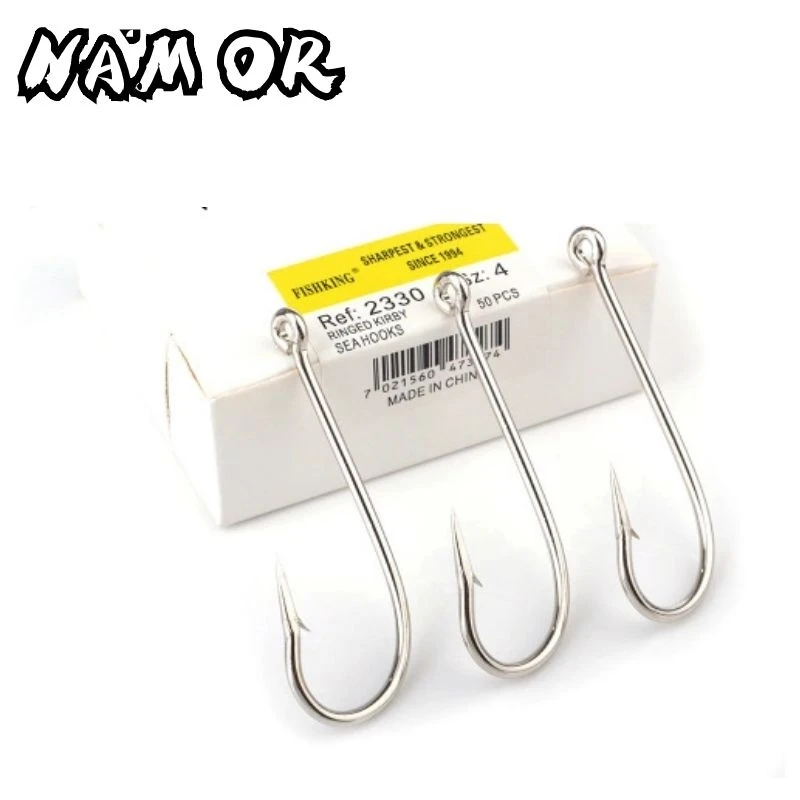 NAMOR 50 шт./лот колючий Высокоуглеродистый рыболовный крючок один для ловли карпа