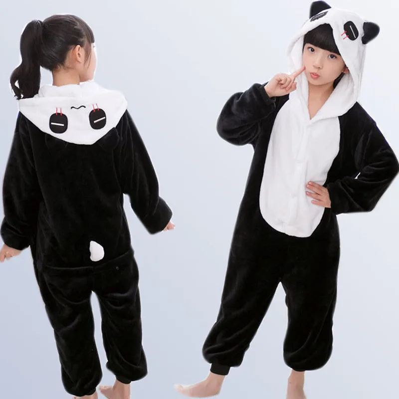 Пижамы для мальчиков и девочек пижамы с животными фланелевая милая детская