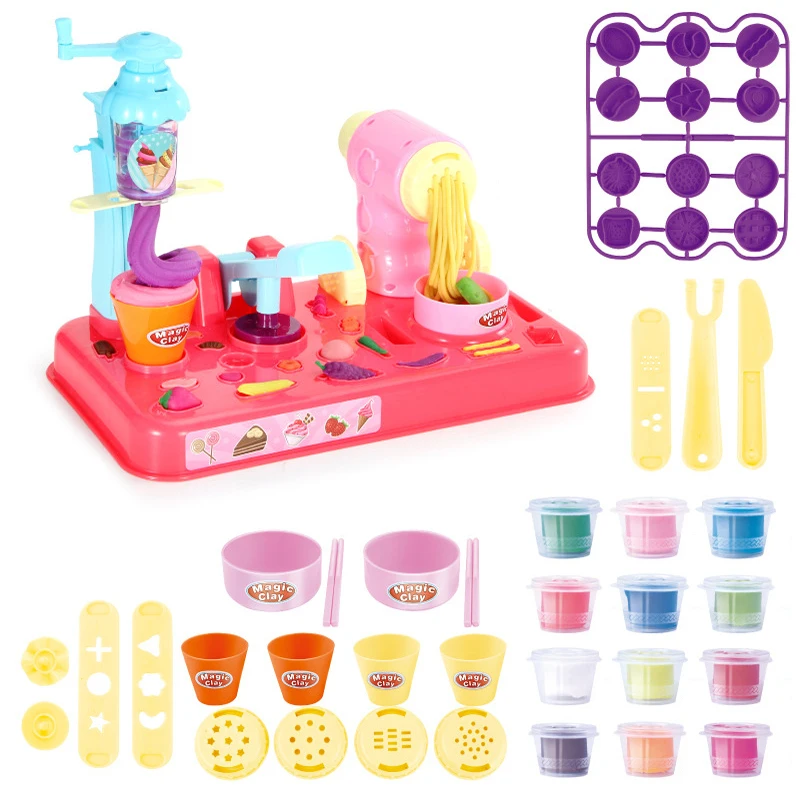 3 стиля имитация для девочек мини дом сделай сам красочные глиняные костюмы