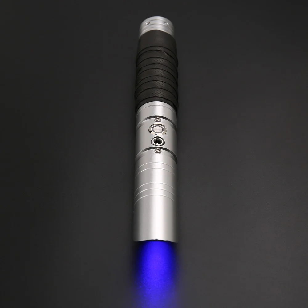 RGB световой меч игрушки металлическая ручка тяжелая дуэль 7 цветов светодиодный