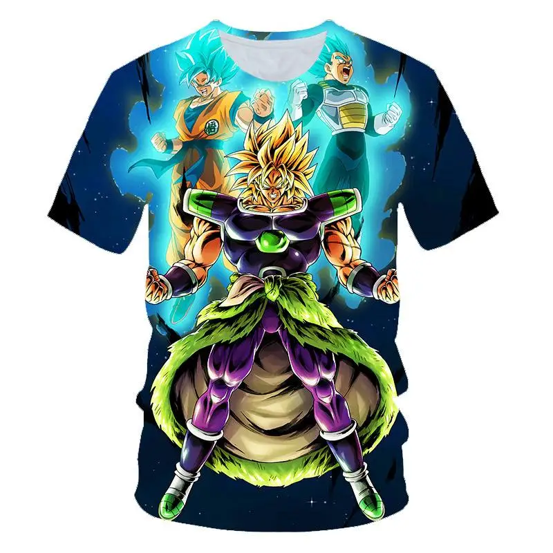 

2020 new cool anime 3D printing T-shirt summer fashion men and women short-sleeved T-shirt tops Anime Harajuku T-shirt kids