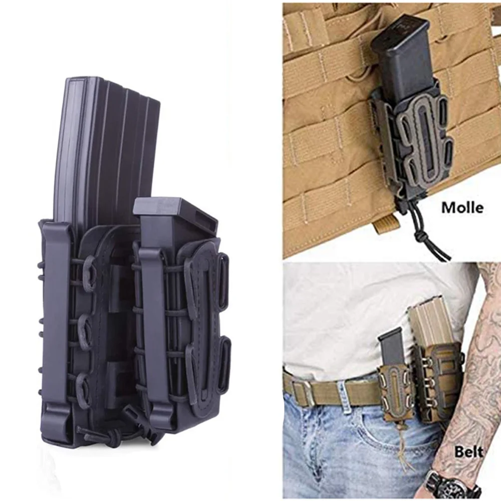 

Tactical Magazine Pouches 9/5.56/7.62 MM Mag Pouch Military Shooting Paintball Hunting Field Pistol Rifle Molle Magazine Pouche