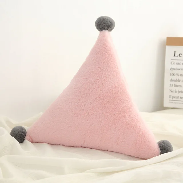pink triangle s Подушка для младенца украшение детской комнаты плюшевые игрушки nody мягкая подушка для кормления Грудное вскармливание для мальчиков и девочек детские подушки - Цвет: pink triangle s