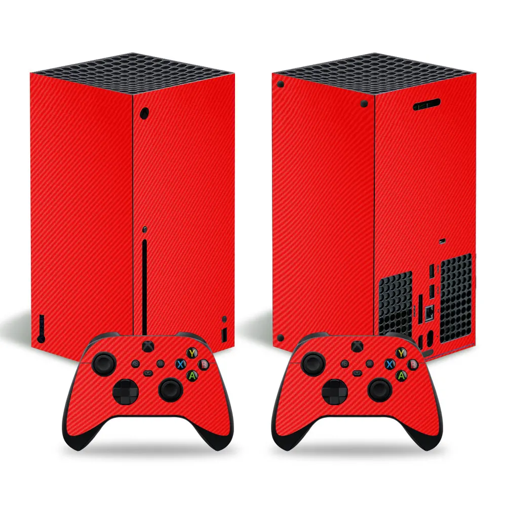 Углеродное волокно и матовый для xbox серии X наклейка ПВХ наклейки виниловый