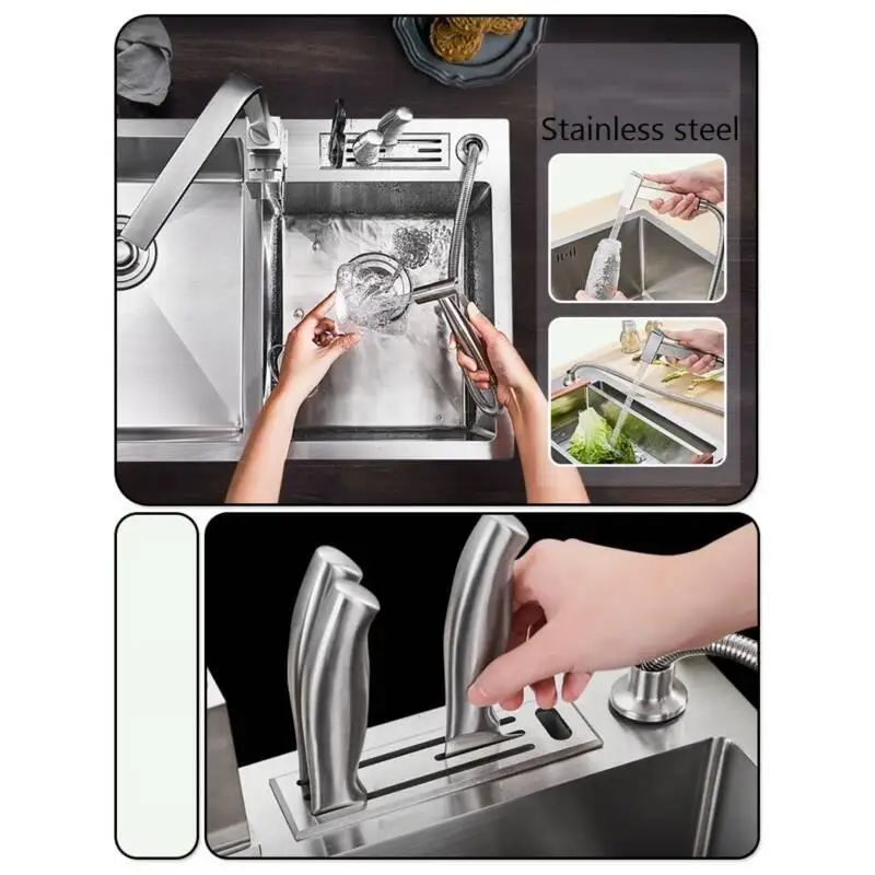 Де Inoxidable Tarjas Para Cocina Lavandino Портативный Нержавеющая сталь Куба умывальник Fregadero Pia