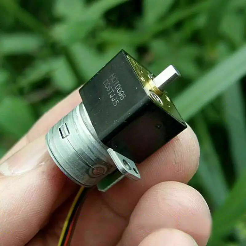 Микро-15 мм Точность снижение Шестерни коробка DC 5V 2-фазный 4-проводной мини металлический Шестерни шаговый двигатель DIY цифровой Камера