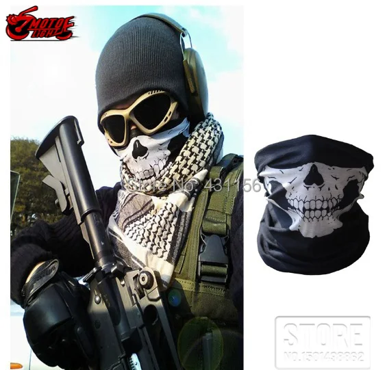 Новинка маска на половину лица для лыжного спорта велосипеда мотоцикла черепа