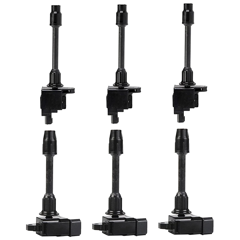 

Pack of 6 Ignition Coils Front Rear for 2000-2001 Nissan Maxima Infiniti 3.0L V6 UF348 UF363 C1266 C1267