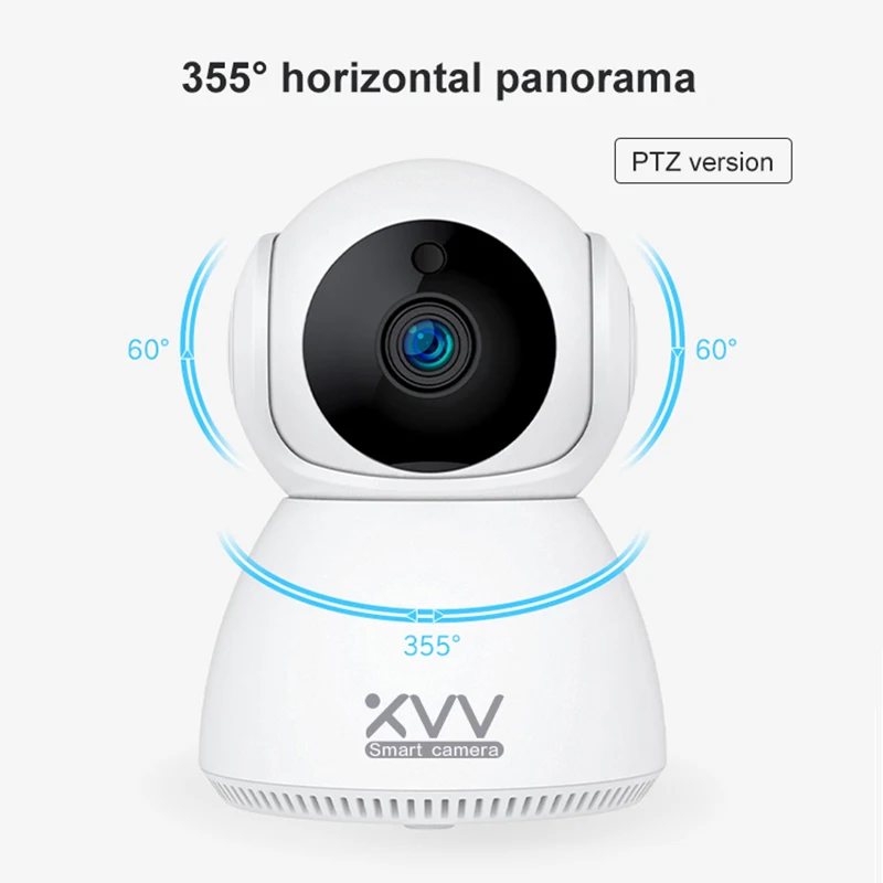 Xiaovv Q8 IP камера 1080P Wifi Детский Монитор 360 ° панорамная PTZ беспроводная веб-камера
