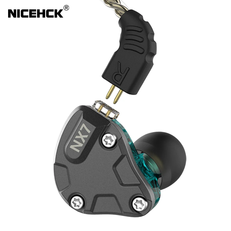 NICEHCK NX7 IEM наушники-вкладыши 4BA + двухкарбоновые нанотрубки динамическая
