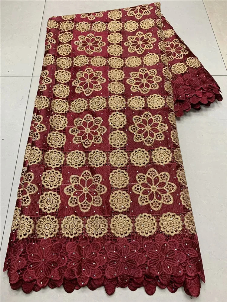 

High Quality sky blue gold Nigerian Milk Silk Lace fabric/ African Tulle Mesh Lace Fabric For Party Wedding Dress FW1019