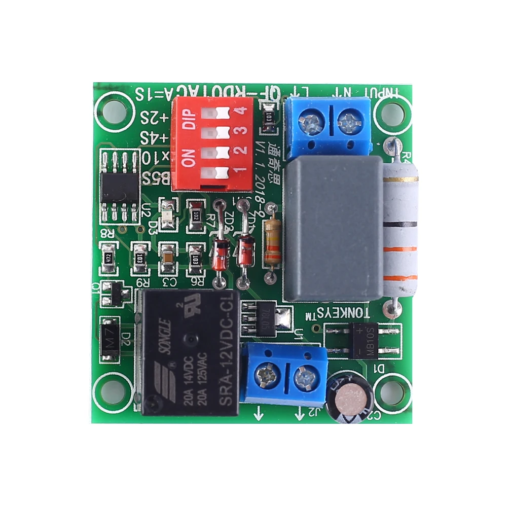 Релейный модуль с регулируемой схемой включения/выключения питания 110 В