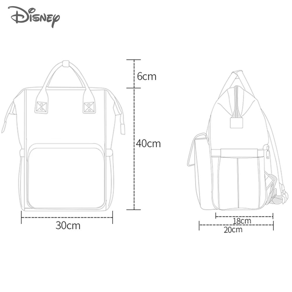 Рюкзак для подгузников disney, сумка для подгузников с изоляцией от USB, сумка для подгузников с Минни и Микки, большая емкость, сумка для путешествий, Оксфорд, для кормления ребенка, сумка для мам