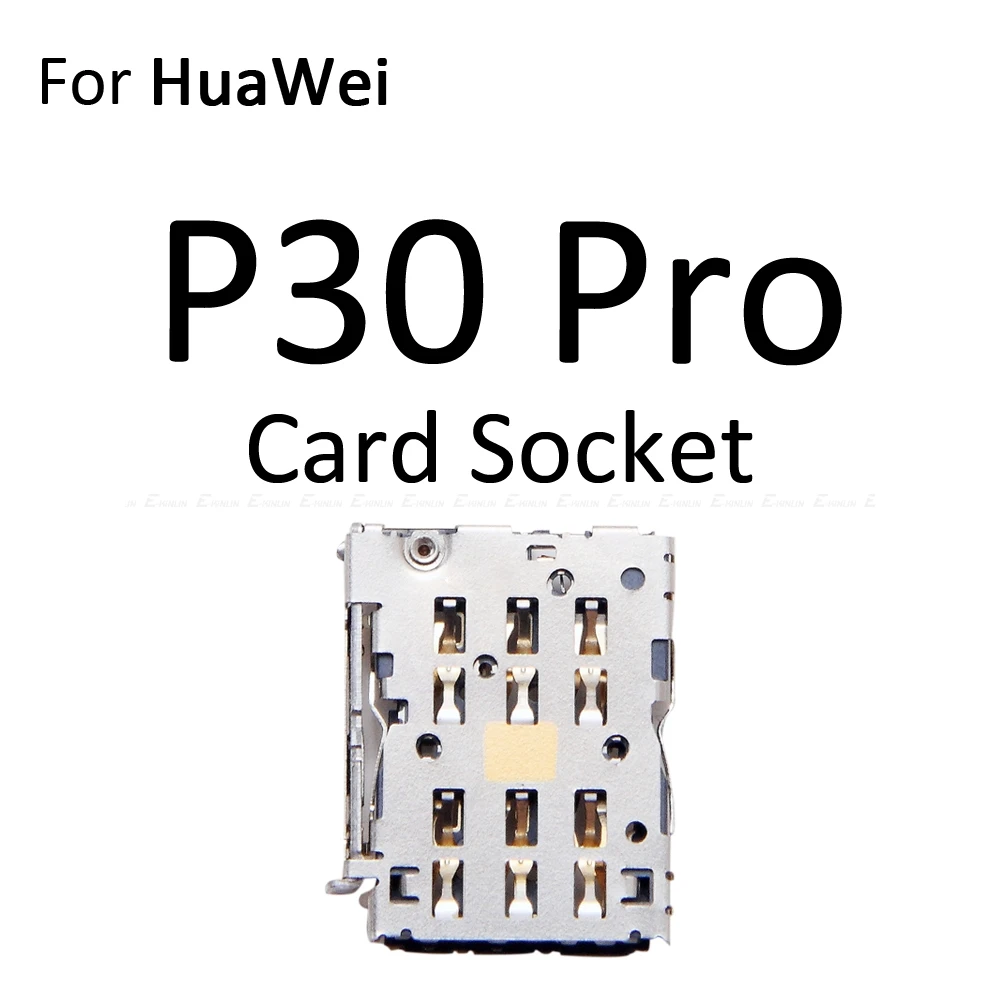 Высокое качество Micro SD/Sim карты лоток гнездо адаптер для HuaWei P30 Pro Lite Разъем Держатель Слот ридер детали контейнера