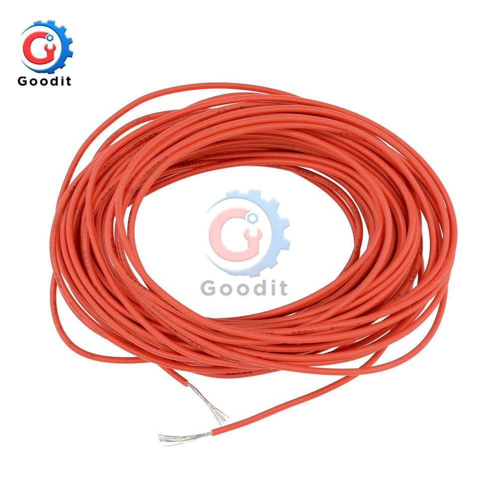 10 м 10 м UL-1007 24AWG Монтажный провод 80C/300 В шнур DIY электрический провод кабель 24 AWG 1,4 наружный диаметр изолированный ПВХ кабель