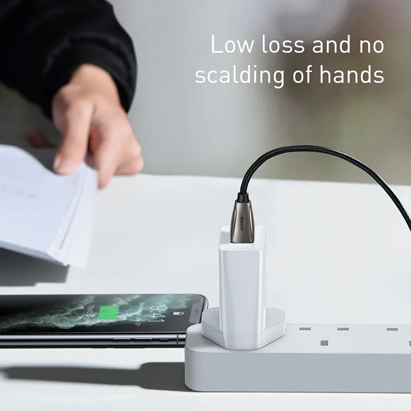 Настенное зарядное устройство Baseus с двумя USB разъемами для iPhone штепсельная Вилка