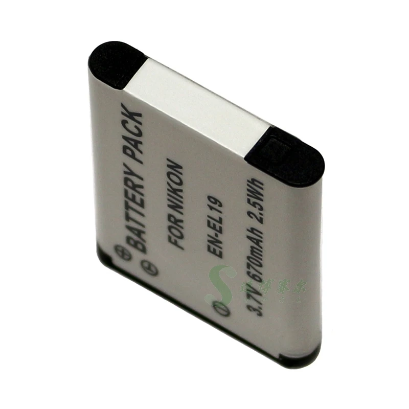 EN-EL19 аккумулятор + зарядное устройство USB для камеры Nikon COOLPIX A100 S6400 S4400 S4200 S4150 S3400 S3300