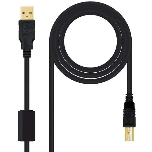 Кабель USB 2 0 для принтера с ferrita 3 M черный|Зарядные устройства телефонов| |