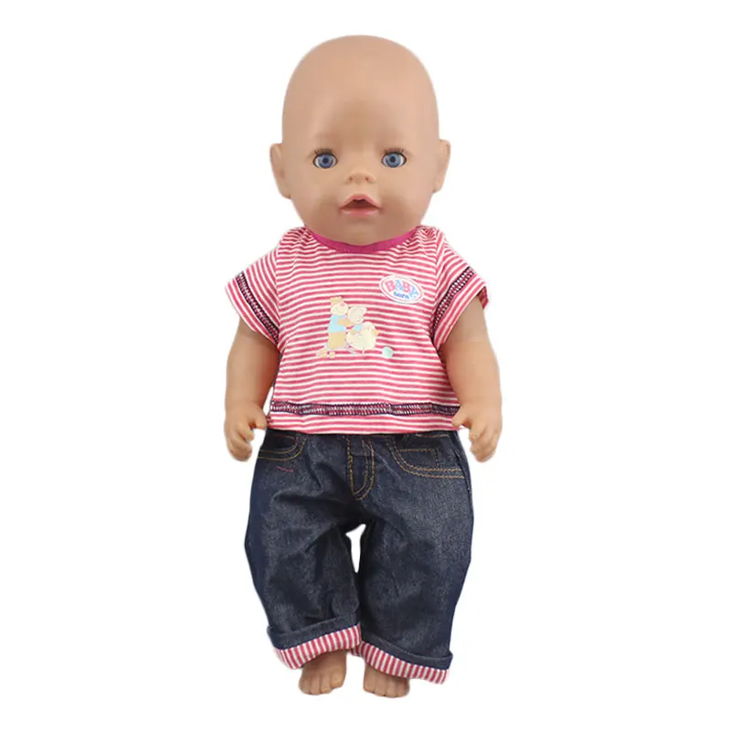 

1pcs Fashion Short Jump Suit For 17 Inch Baby Doll 43cm Clothes