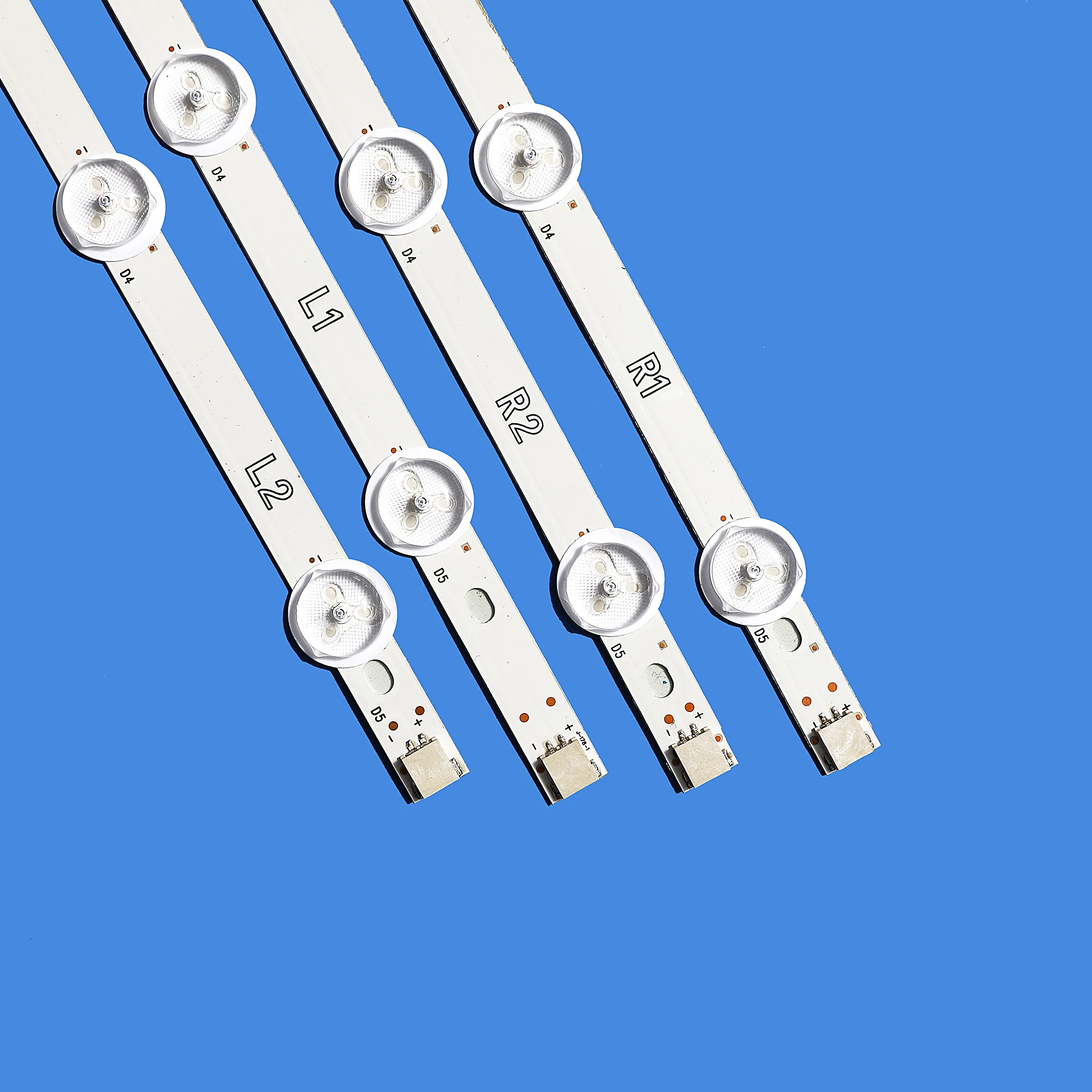 5 наборов = 50 светодиодный т. светодиодные ленты для подсветки линейка ROW2.1 Rev 0 01 L1 R1