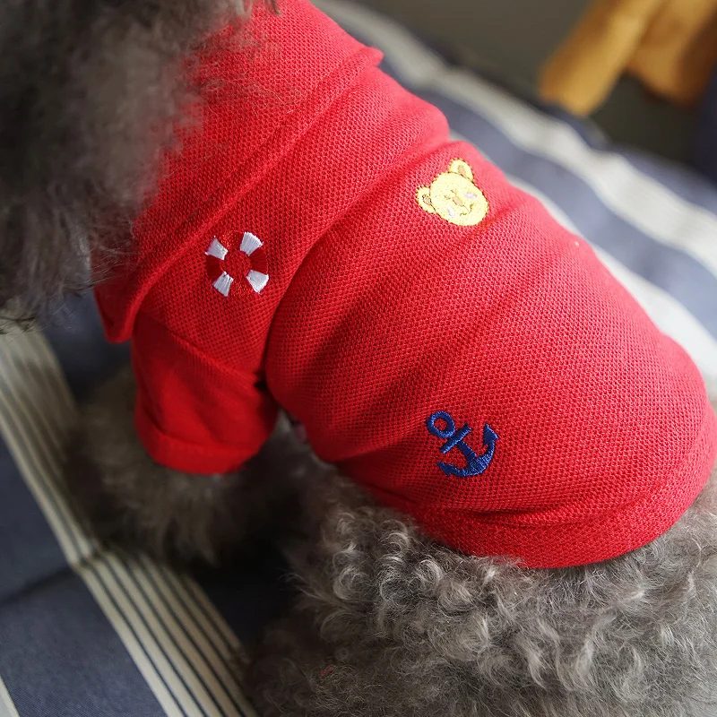 Роскошная Корейская одежда для собак среднего размера милая летняя небольшая