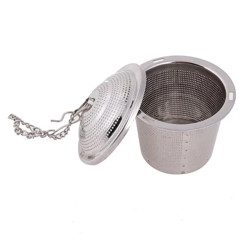 

Stainless Steel Tea Set Loose Leaf Tea Strainer Herbal Spice Filter Reusable Tea Set Tea Spice Teapot Accessories