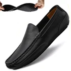 Мужская обувь, летние мужские лоферы из натуральной кожи, броги на плоской подошве, дышащие роскошные мужские кроссовки, дизайнерские Мокасины, Лидер продаж