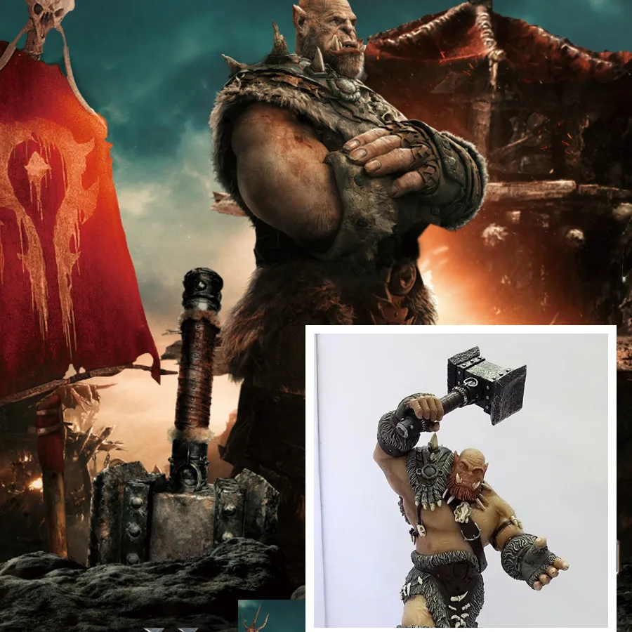 World-Of-Warcraft Devil Ogrem Hammer Of Destruction Hand Do пластиковая модель, фигурка, коллекционные фигурки, рождественские изделия