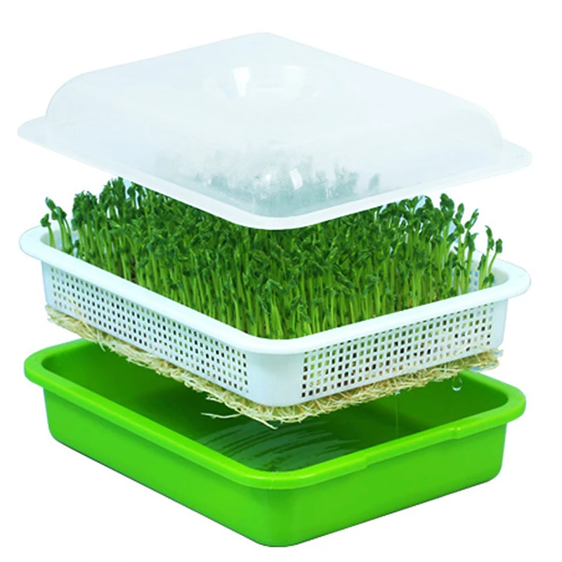 Садовый домашний поднос для выращивания семян BPA Free PP Soilless Bean Sprout садовый поддон
