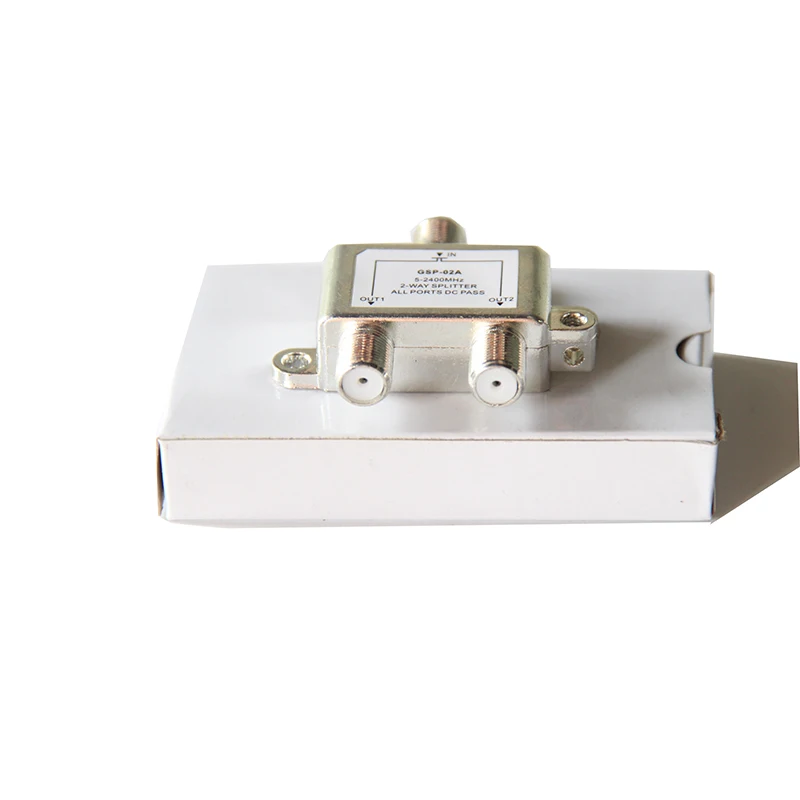 Спутниковый коаксиальный дублирующий сплиттер с двумя портами для ТВ