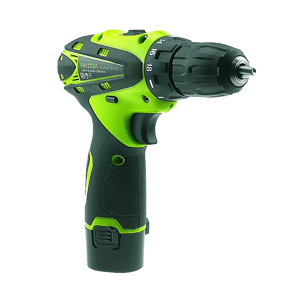 12 В Беспроводная отвертка электродрель с зарядным устройством мини батарея дрель два литиевых батареи инструменты картонная упаковка